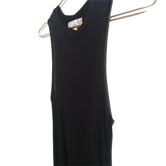 Pink Republic Black Ribbed Flowy Tank Top Size XS - Picture 5 of 11
